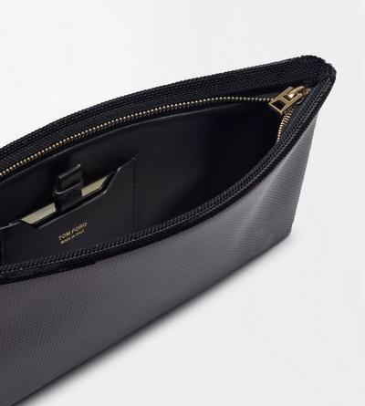 TOM FORD SEQUINS BLACK SEQUIN EMBROIDERY AURA CLUTCH