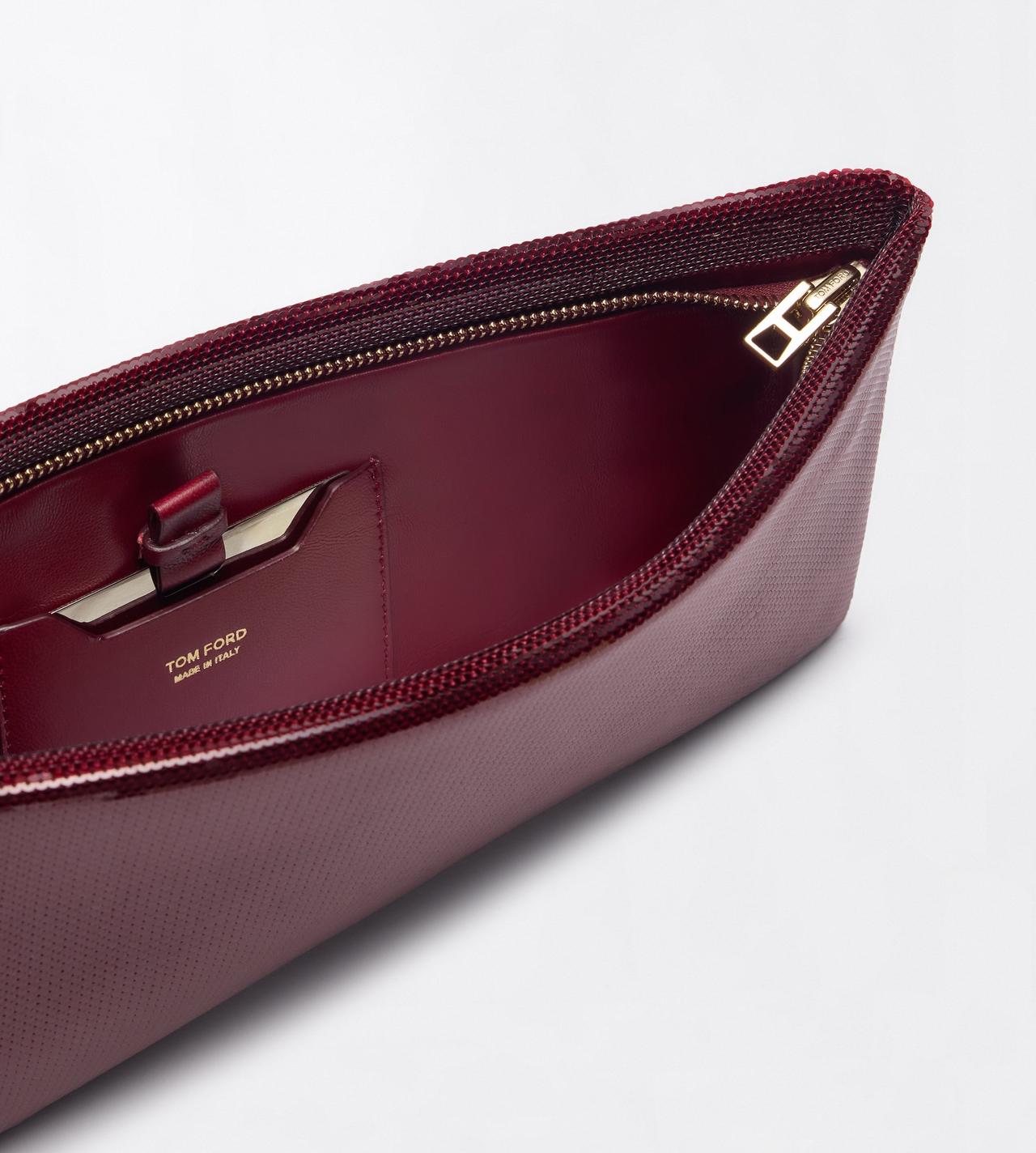 TOM FORD SEQUINS LOST CHERRY SEQUIN EMBROIDERY AURA CLUTCH