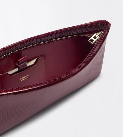 TOM FORD SEQUINS LOST CHERRY SEQUIN EMBROIDERY AURA CLUTCH