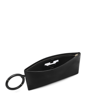 NAPPA LEATHER AURA CLUTCH image number 2