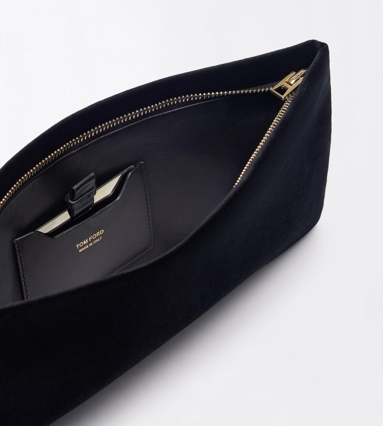 TOM FORD  BLACK VELVET AURA CLUTCH