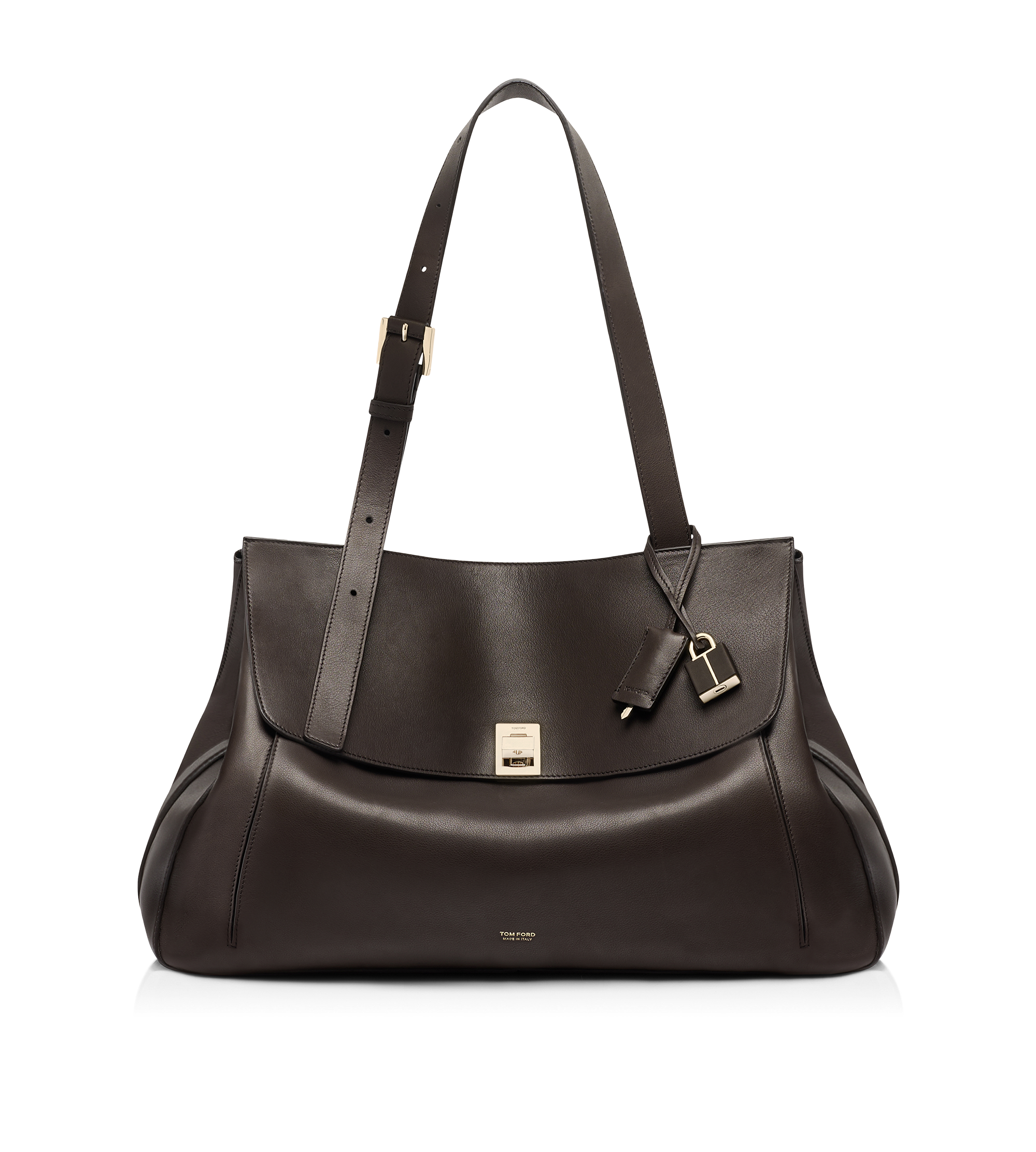 NATURAL LEATHER LARGE BESACE