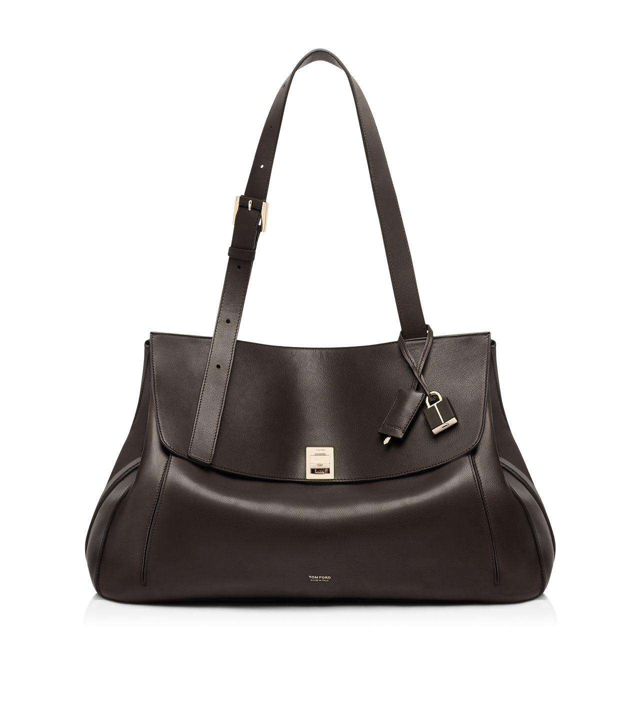 NATURAL LEATHER LARGE BESACE image number 0