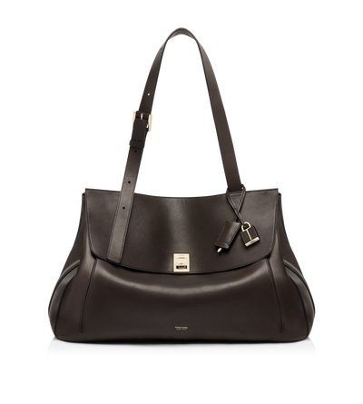 NATURAL LEATHER LARGE BESACE image number 0