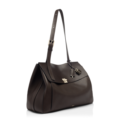 NATURAL LEATHER LARGE BESACE image number 1