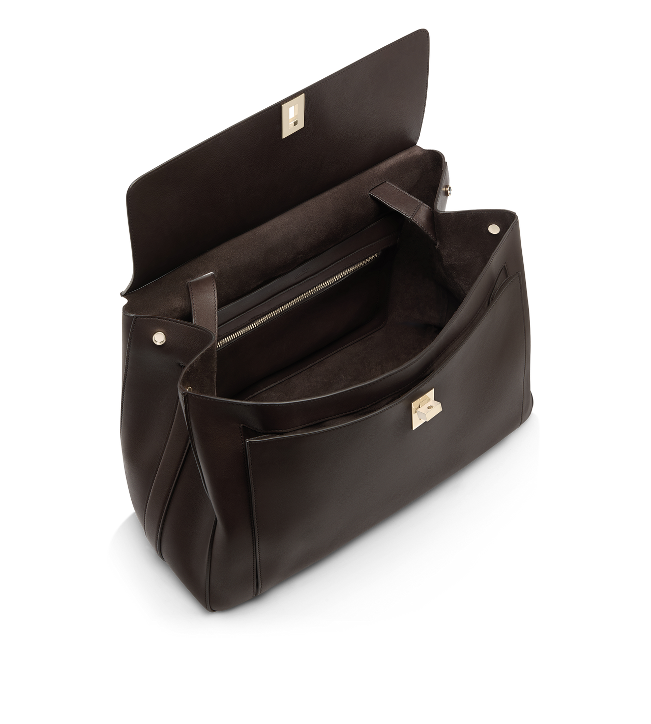 NATURAL LEATHER LARGE BESACE image number 2