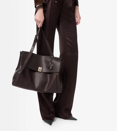 NATURAL LEATHER LARGE BESACE image number 3