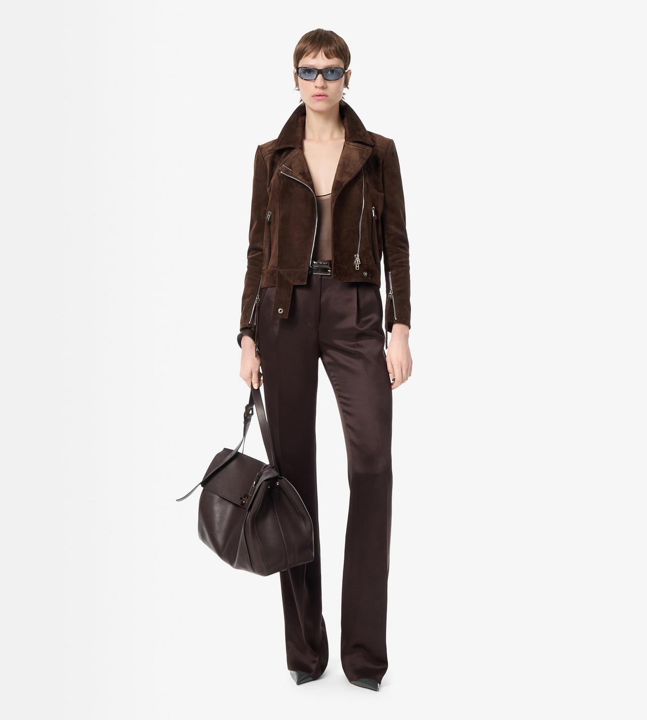 NATURAL LEATHER LARGE BESACE image number 4