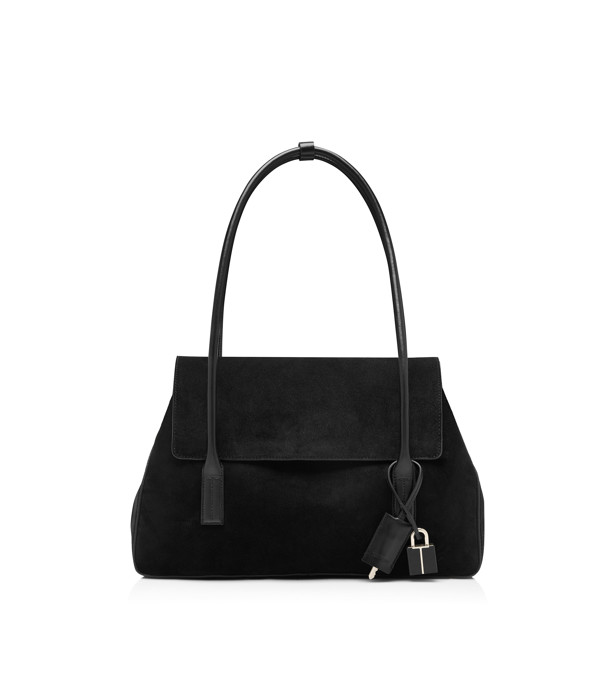 SUEDE LEATHER ECLIPSE MEDIUM SHOULDER BAG