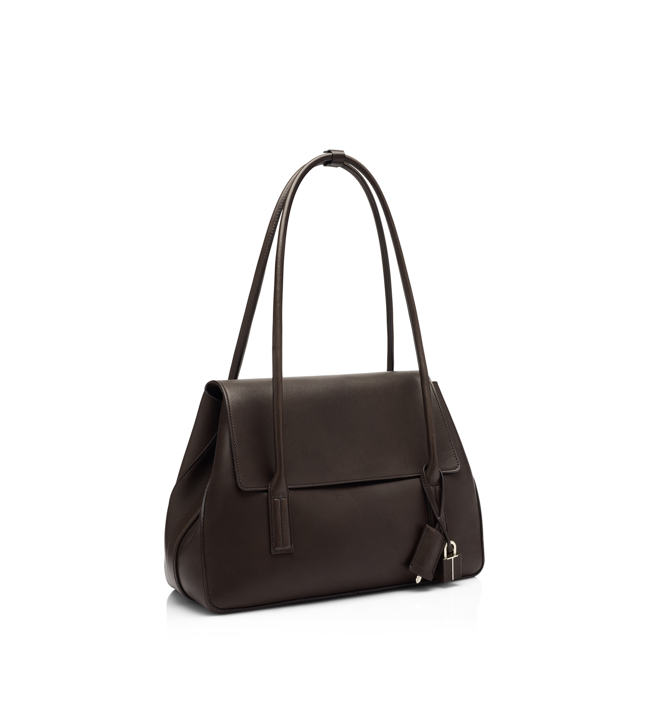 NATURAL LEATHER ECLIPSE MEDIUM SHOULDER BAG image number 1