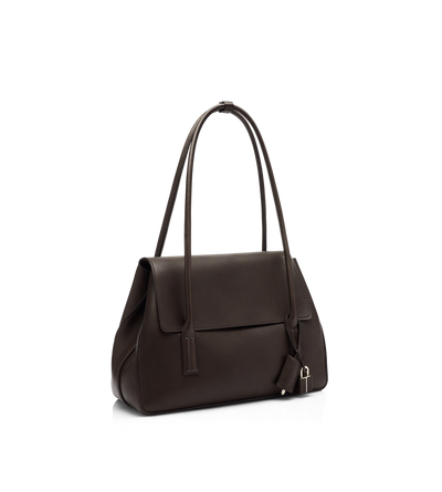 NATURAL LEATHER ECLIPSE MEDIUM SHOULDER BAG image number 1