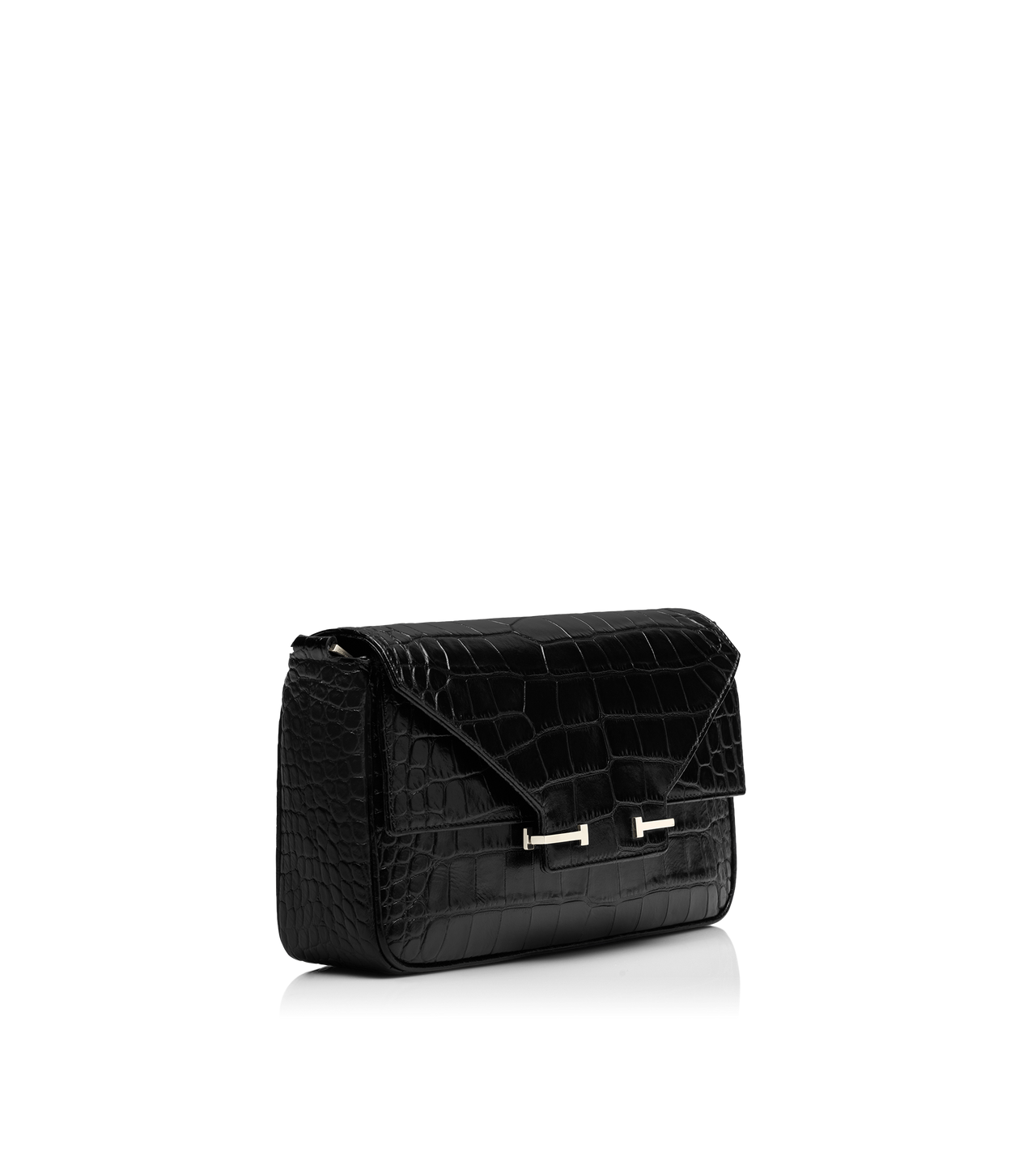 SOFT PRINTED CROCODILE LEATHER AUBE SMALL SHOULDER BAG image number 1