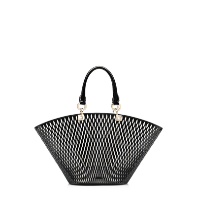 CUT OUT PATENT LEATHER MEDIUM PANIER image number 0