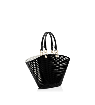 CUT OUT PATENT LEATHER MEDIUM PANIER image number 1