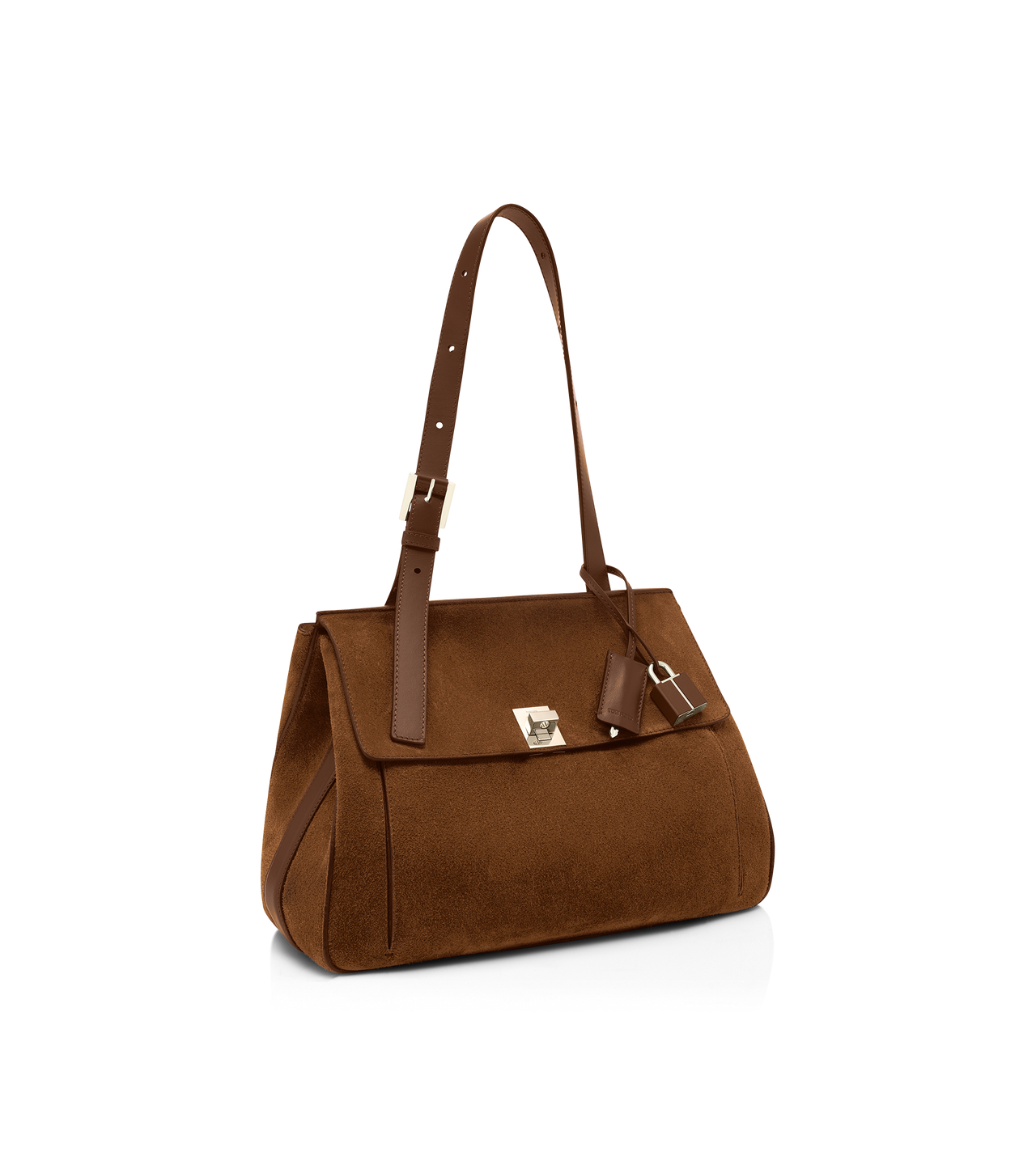 TOM FORD LEATHER WHISKY SUEDE LEATHER MEDIUM BESACE