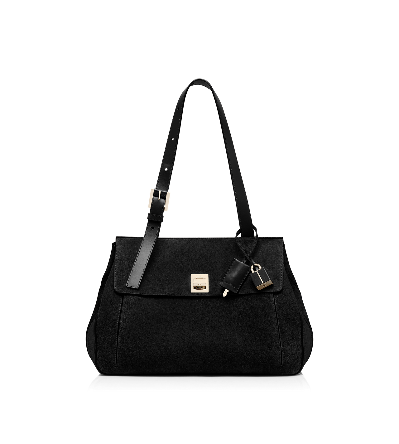 SUEDE LEATHER MEDIUM BESACE image number 0