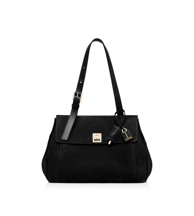 SUEDE LEATHER MEDIUM BESACE image number 0