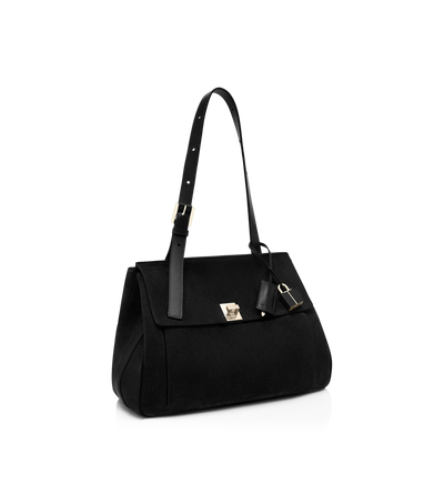 SUEDE LEATHER MEDIUM BESACE image number 1