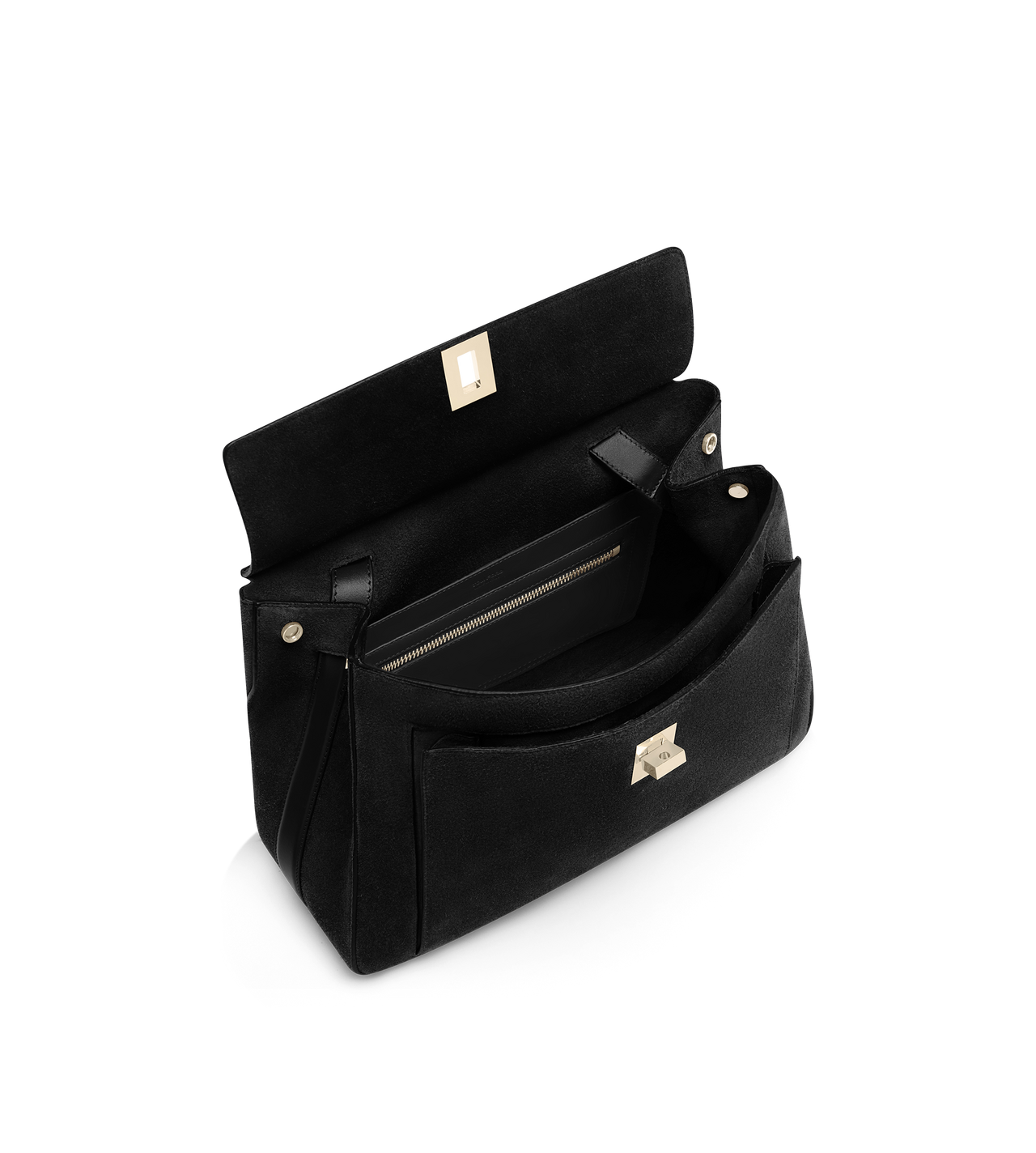 SUEDE LEATHER MEDIUM BESACE image number 2