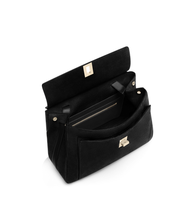 SUEDE LEATHER MEDIUM BESACE image number 2