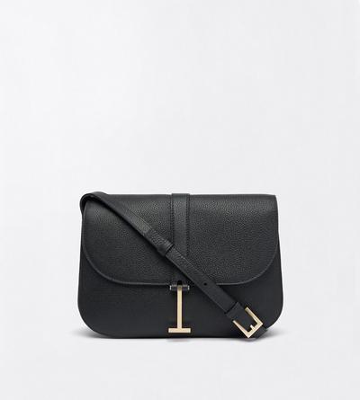 TOM FORD LEATHER BLACK GRAIN LEATHER KARA SMALL CROSSBODY BAG