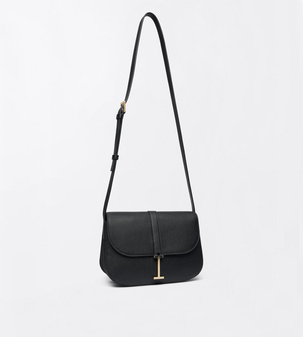 TOM FORD LEATHER BLACK GRAIN LEATHER KARA SMALL CROSSBODY BAG