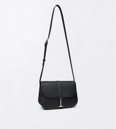 TOM FORD LEATHER BLACK GRAIN LEATHER KARA SMALL CROSSBODY BAG