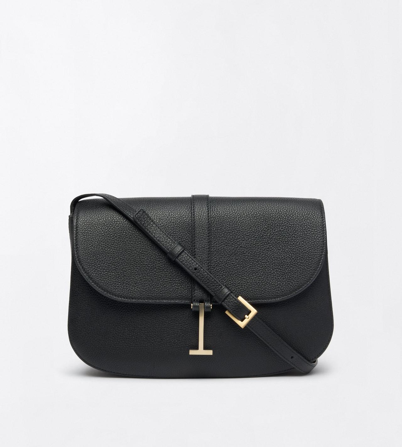 TOM FORD LEATHER BLACK GRAIN LEATHER KARA MEDIUM CROSSBODY BAG