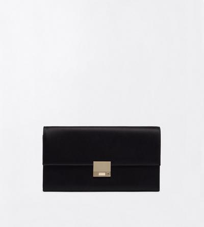 TOM FORD  BLACK LARGE LEATHER GOODS CLUTCH