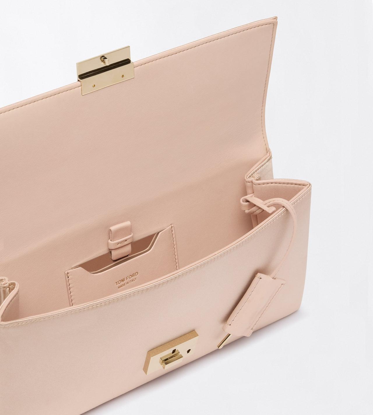 TOM FORD  SOFT PINK LARGE LEATHER GOODS CLUTCH