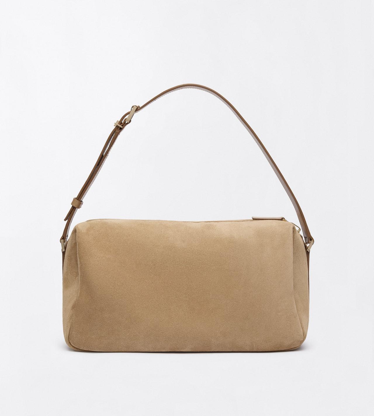 TOM FORD LEATHER AMPHORA SUEDE LEATHER T LOOP SHOULDER BAG