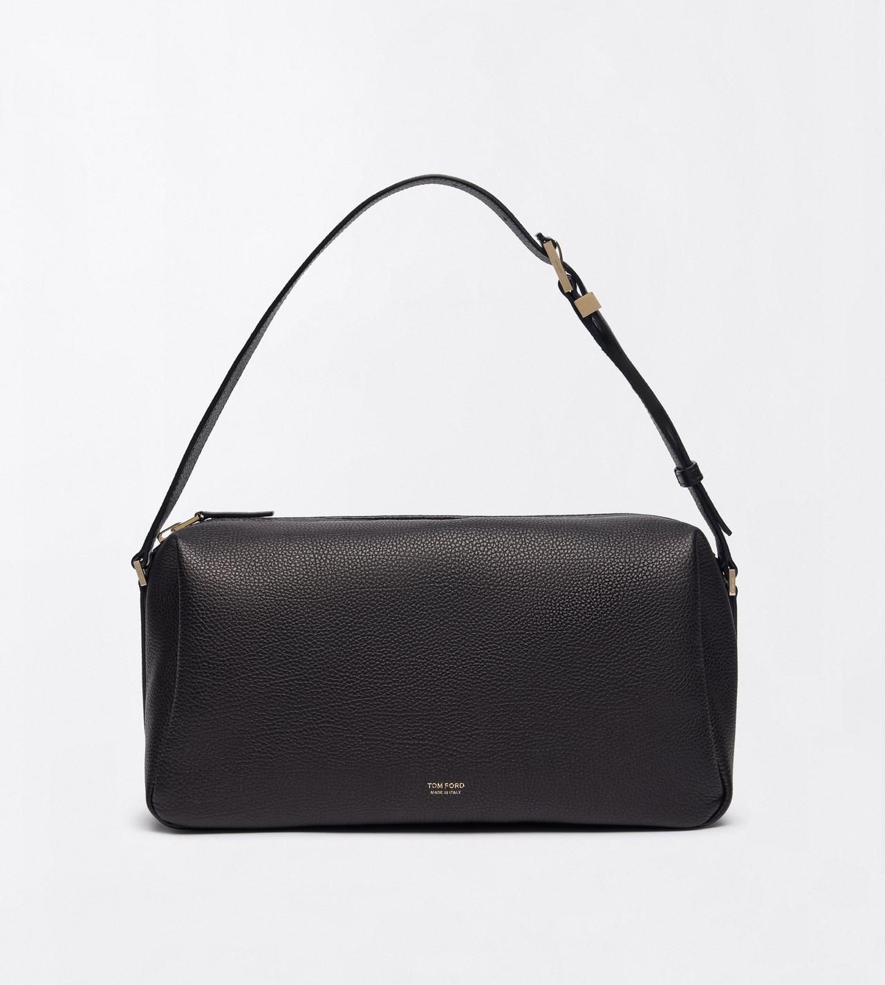 TOM FORD LEATHER NAA SAC &Eacute;PAULE EN CUIR FLEUR &Agrave; BOUCLE EN T