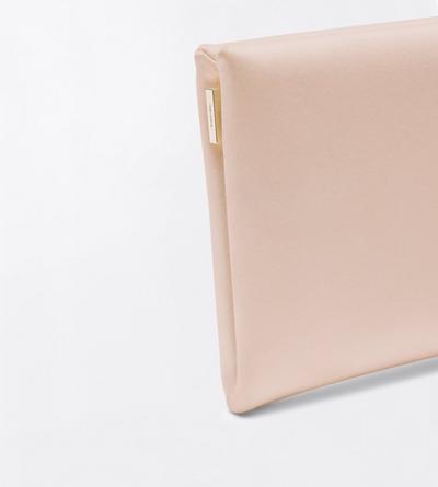 TOM FORD SATIN SOFT PINK SATIN PATRICK CLUTCH