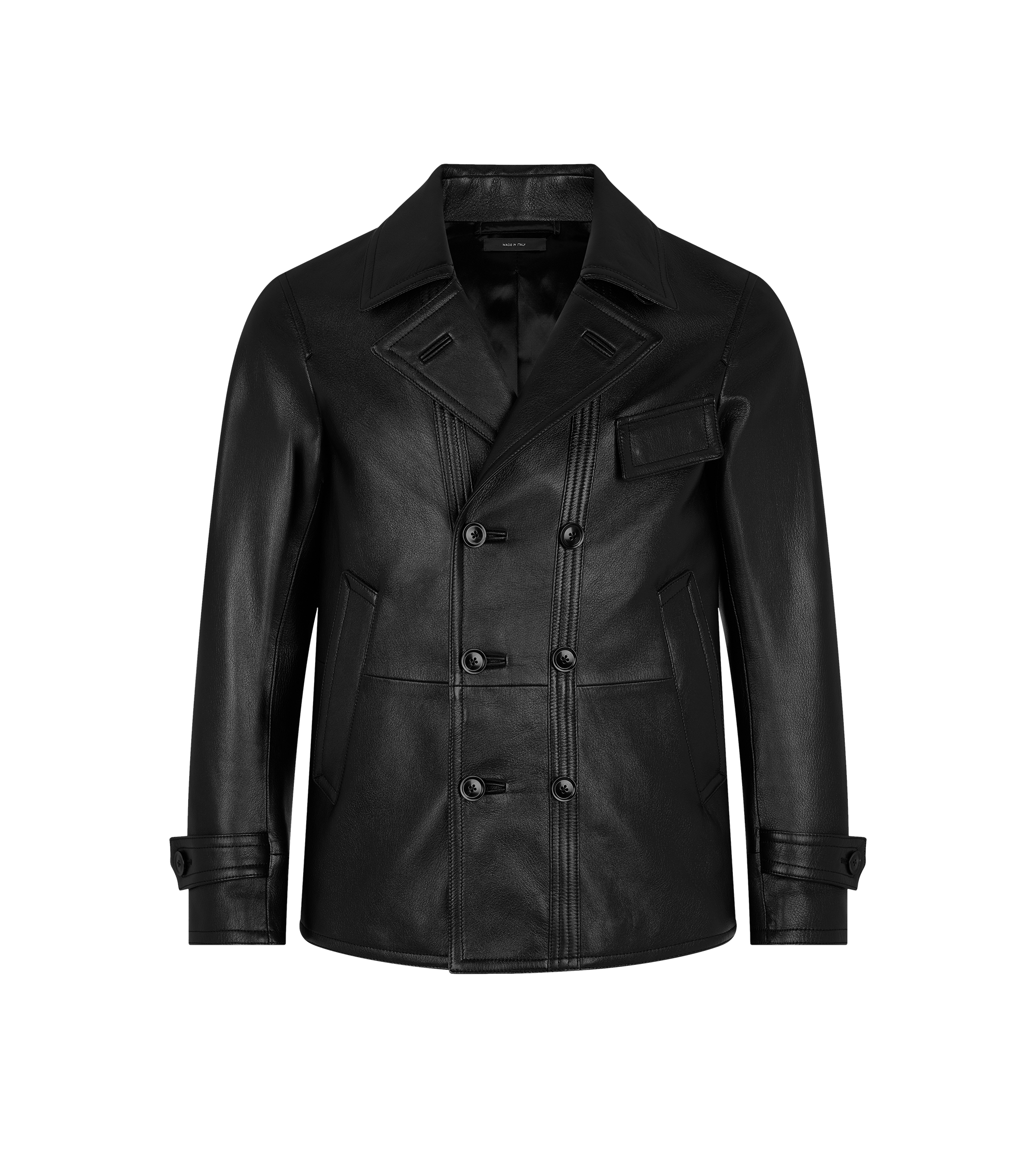 ジャケット・アウター BLAKES Leatehr Pea coat BV00240.