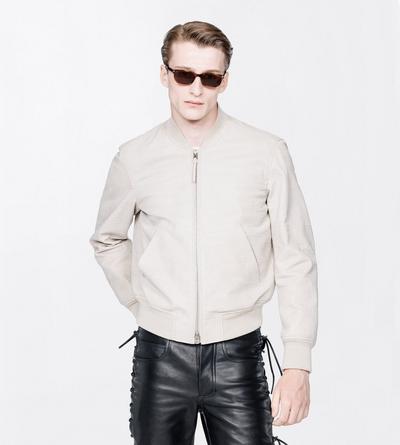 TOM FORD LEATHER PEYOTE ALLIGATOR PRINT NUBUCK BOMBER