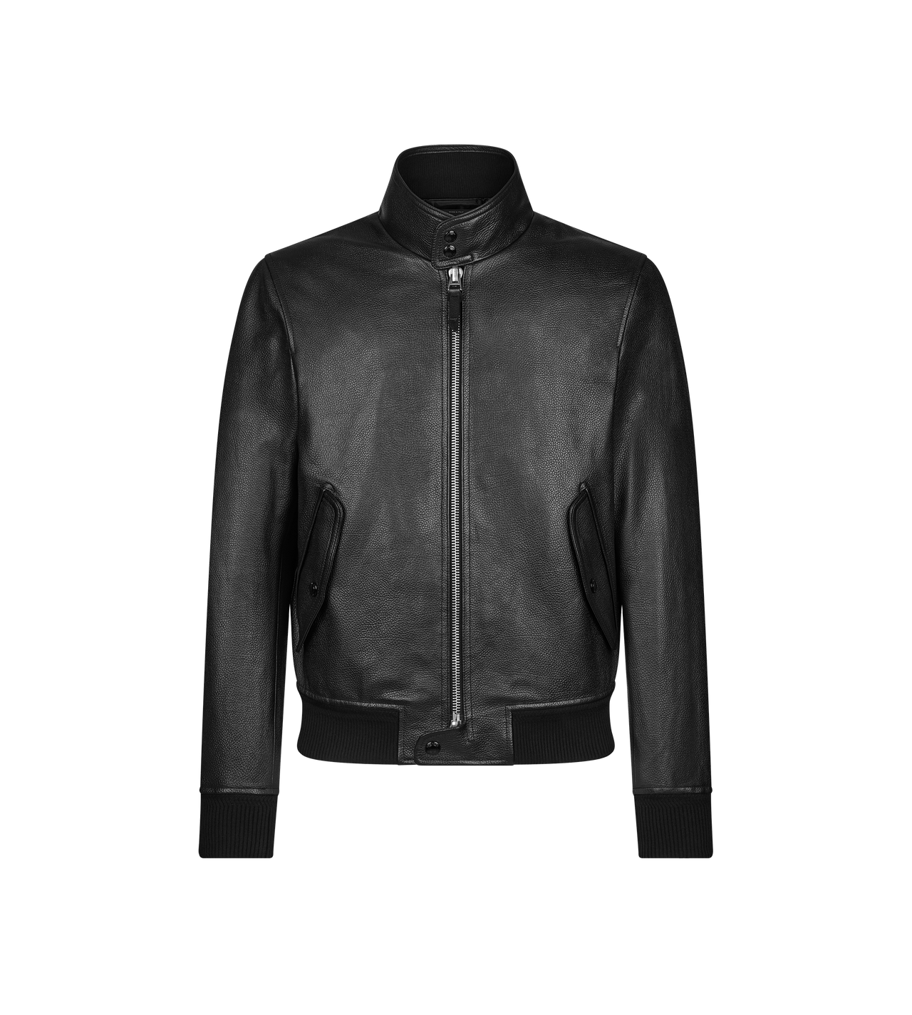 GRAIN LEATHER HARRINGTON image number 0