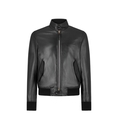 LEATHER HARRINGTON image number 0