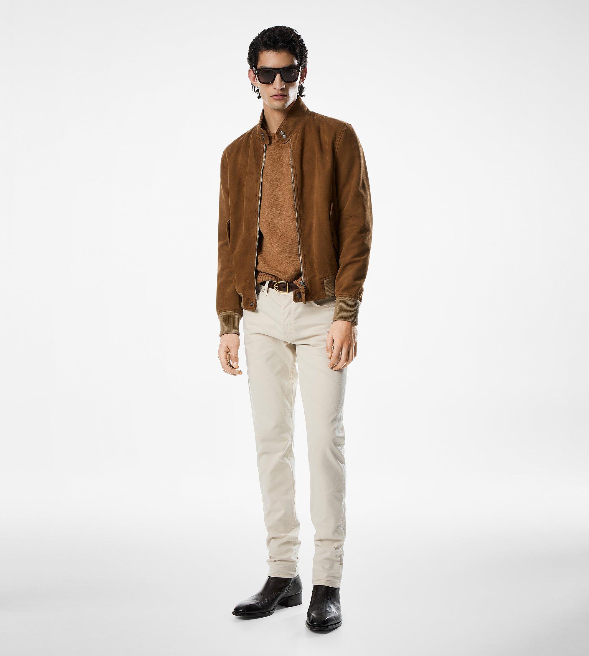 SUEDE HARRINGTON