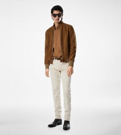 SUEDE HARRINGTON image number 1