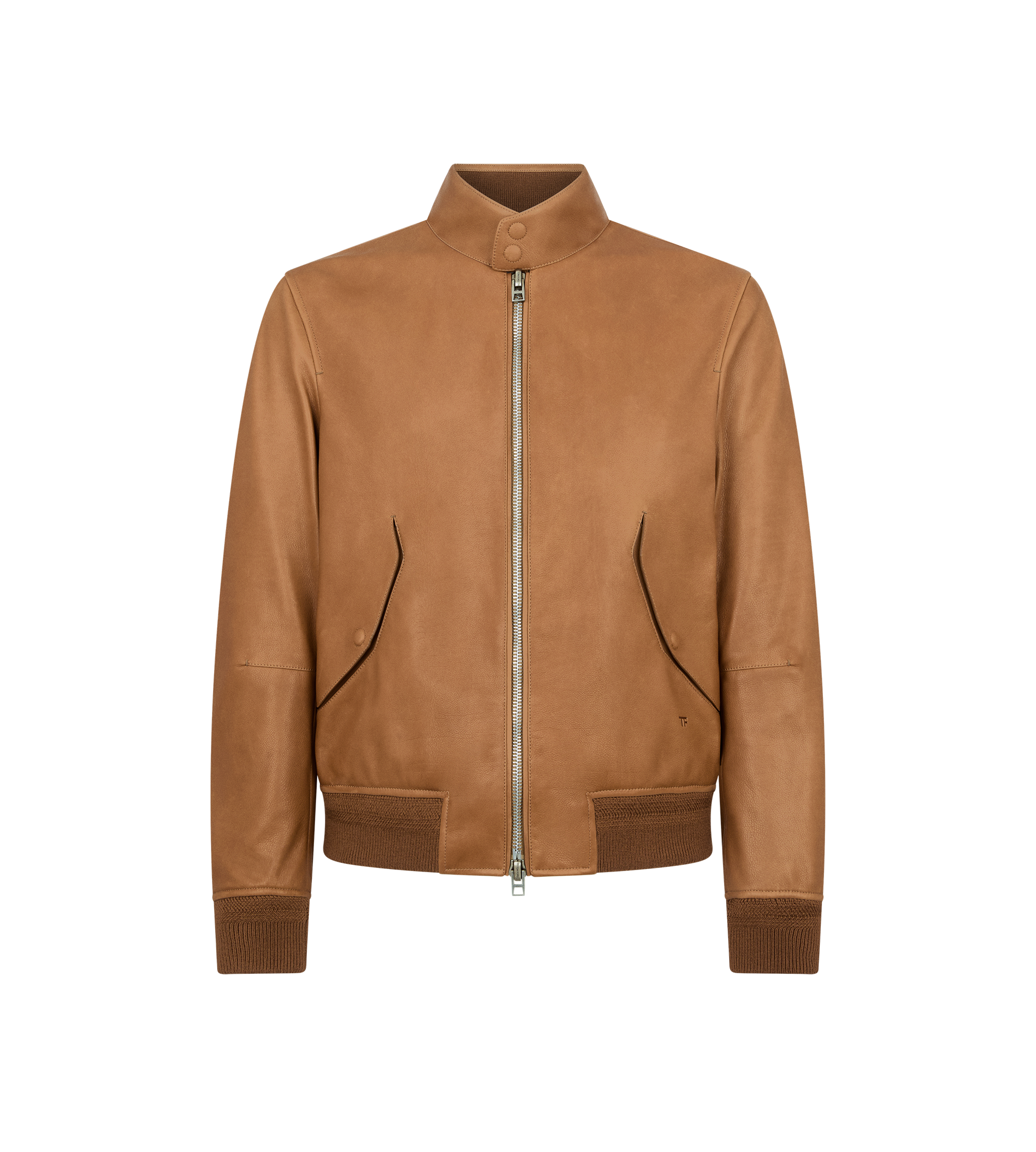 GRAIN LEATHER HARRINGTON