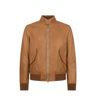 GRAIN LEATHER HARRINGTON image number 0