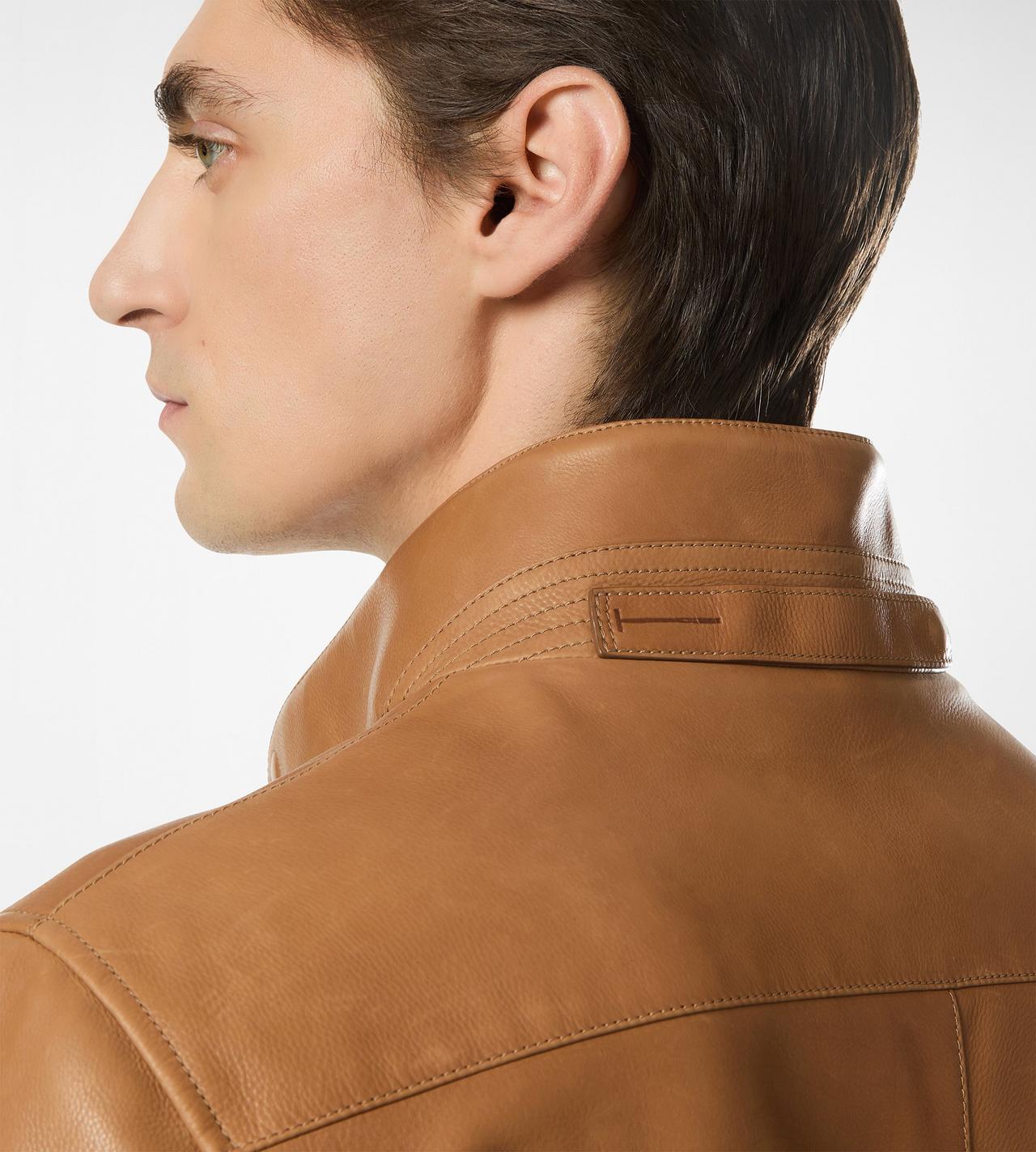 GRAIN LEATHER HARRINGTON image number 1