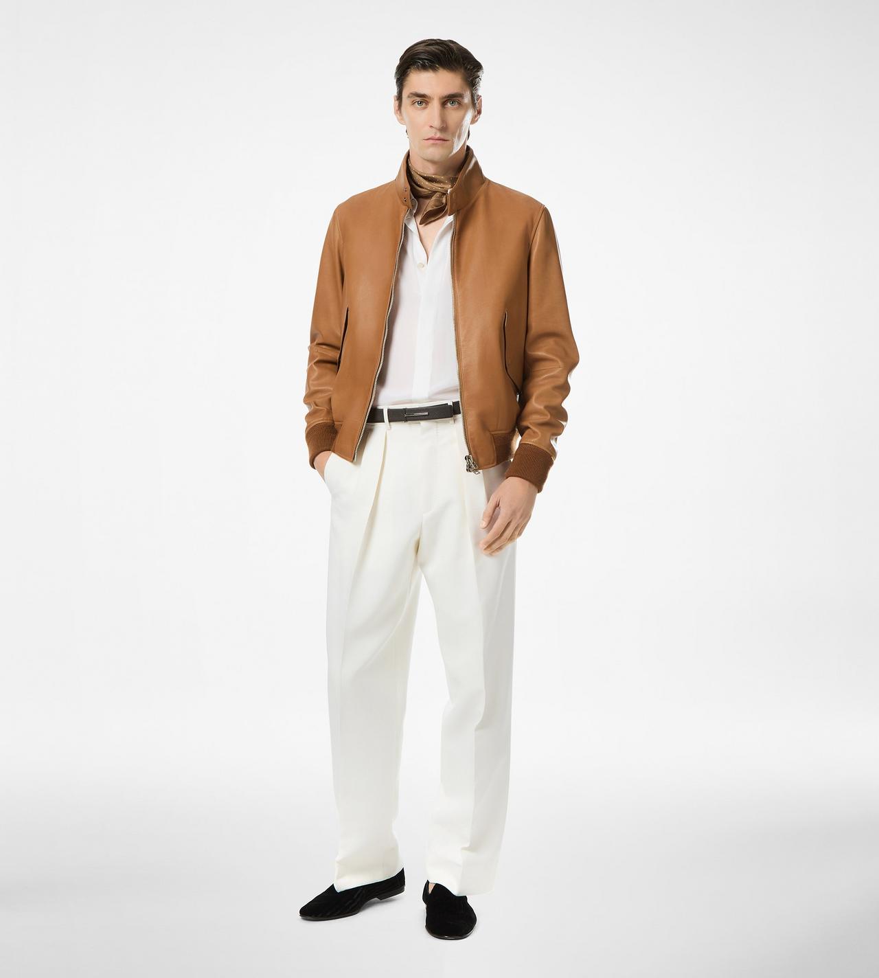 GRAIN LEATHER HARRINGTON image number 2