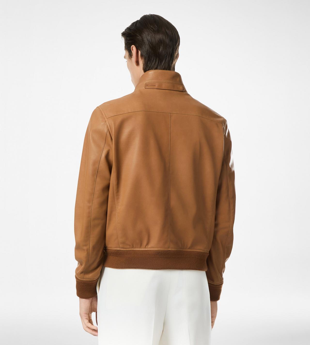 GRAIN LEATHER HARRINGTON image number 4