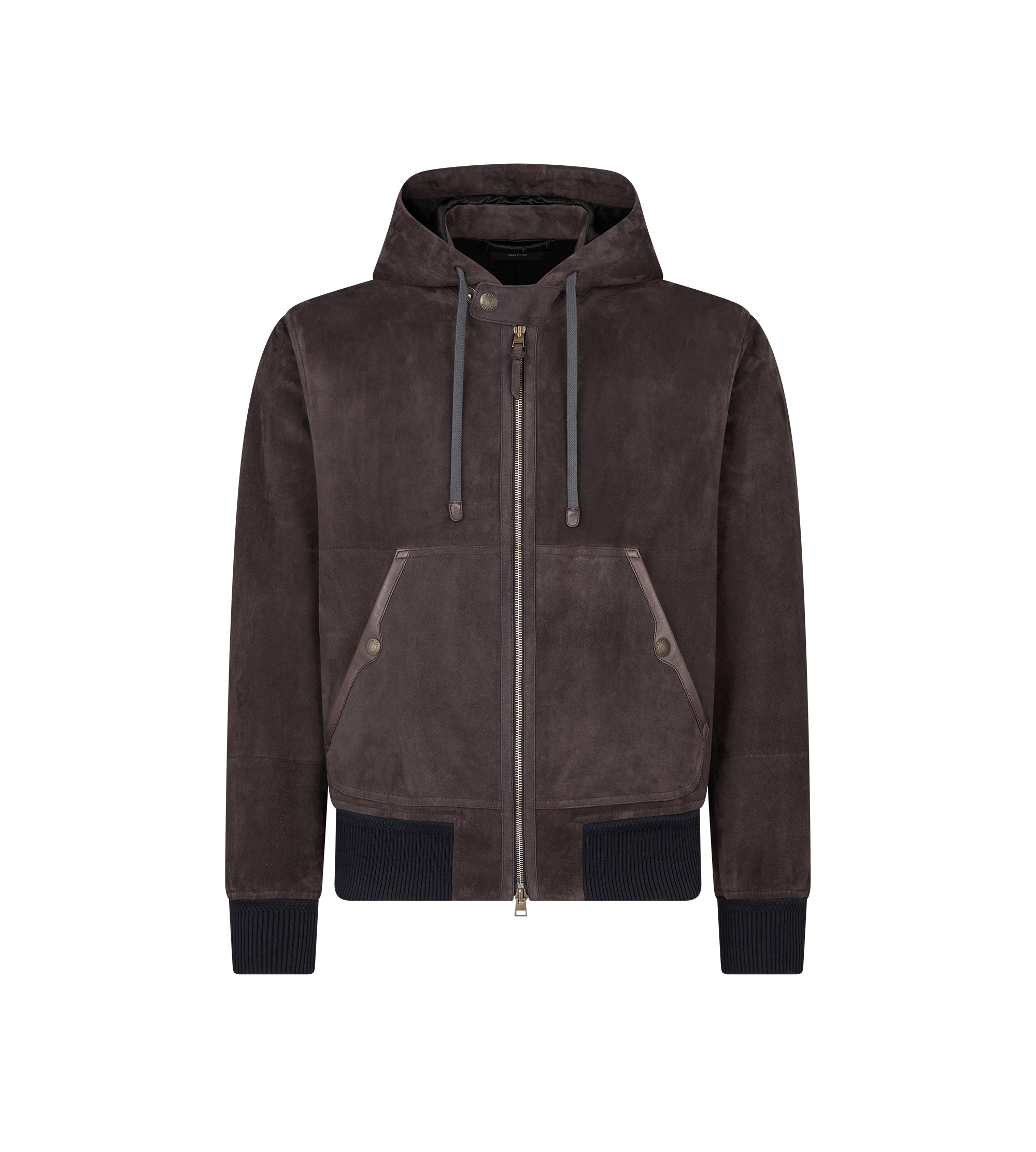 TOM FORD ウール　コート　BH050 TFO816 新season】トムフォード ミリタリーコートウール×レザー黒 (TOM