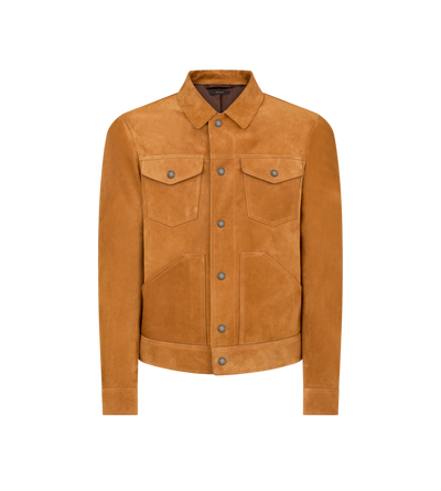 CASHMERE SUEDE WESTERN JACKET image number 0