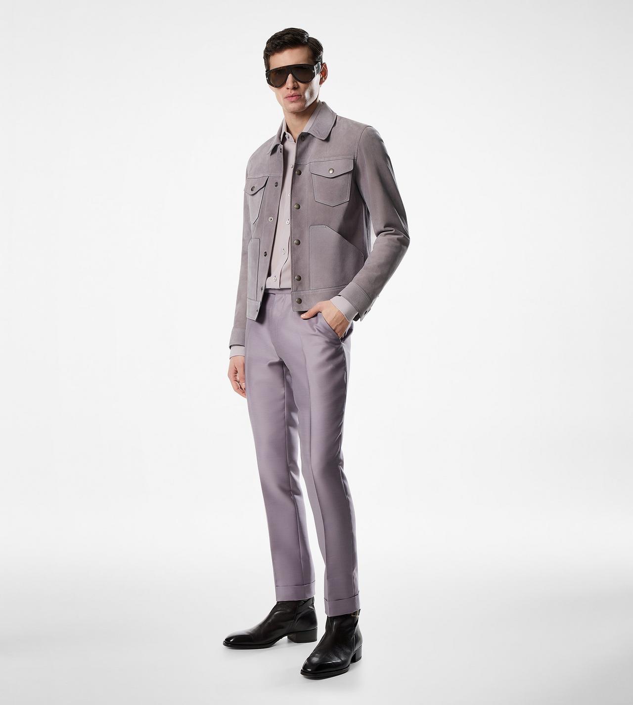 CASHMERE SUEDE WESTERN JACKET image number 1