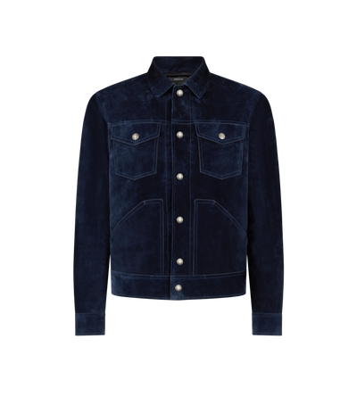 CASHMERE SUEDE WESTERN JACKET image number 0