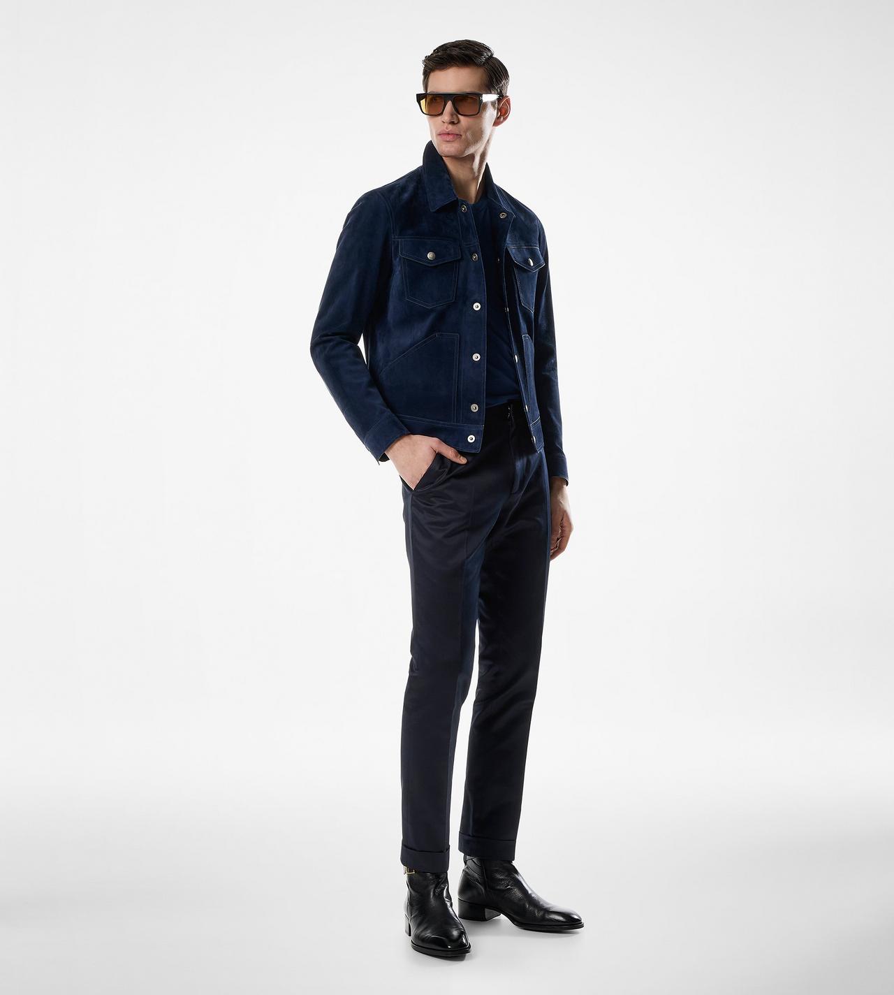 CASHMERE SUEDE WESTERN JACKET image number 1