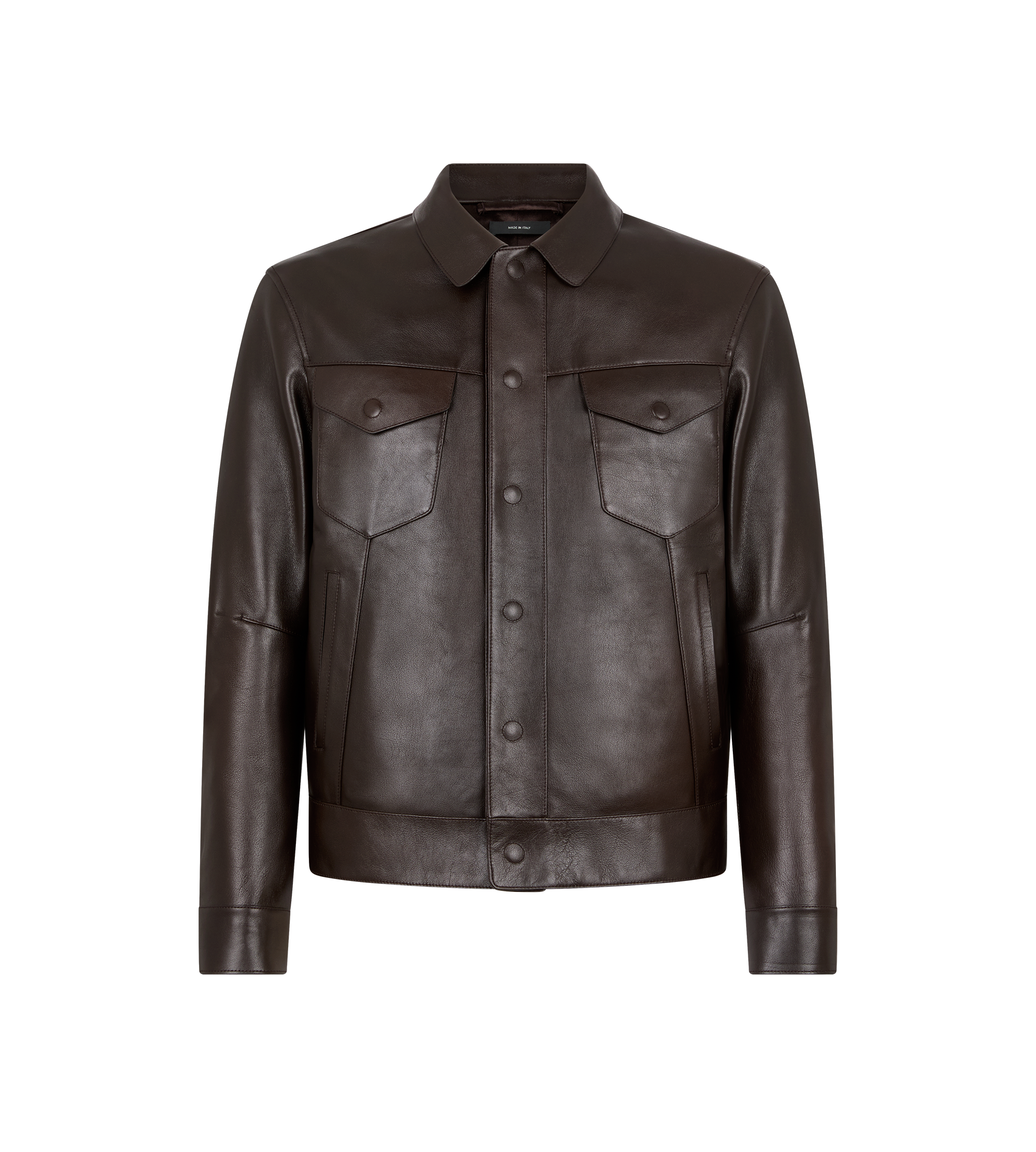 BUFFALO GRAIN LEATHER WESTERN JACKET
